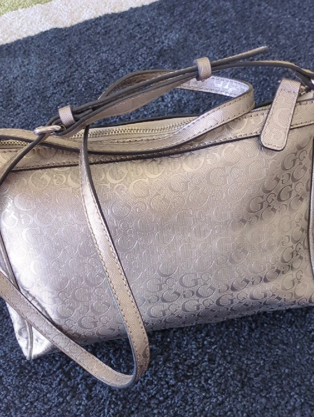 GUESS Metallic Silver Bag